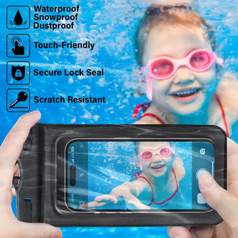 Oh Hey Vacay Turban Woman Summer Beach - Personalized Waterproof Phone Pouch