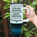 Nurse A Person Strong Enough To Tolerate Everything - Gift For Nurses - Personalized 40oz Tumbler With Straw