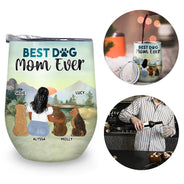 A Bond That Can't Be Broken - Gift For Dog Lovers, Dog Mom, Dog Dad - Personalized Wine Tumbler