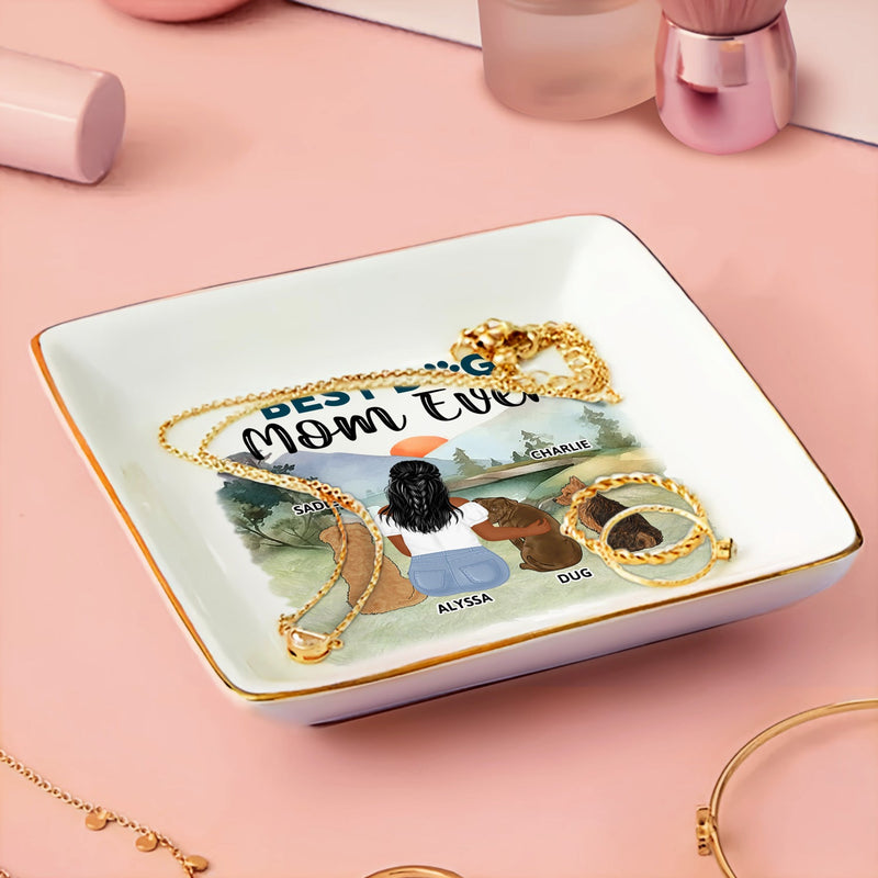 A Bond That Can't Be Broken - Gift For Dog Lovers, Dog Mom - Personalized Ring Dish