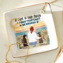 A Bond That Can't Be Broken - Gift For Dog Lovers, Dog Mom - Personalized Ring Dish