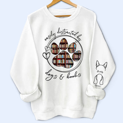 Unisex Sweatshirt With Design On Sleeve