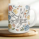 Hand In Hand, I Will Always Protect You - Gift For Mom, Grandma - 3D Inflated Effect Printed Mug, Personalized White Edge-to-Edge Mug