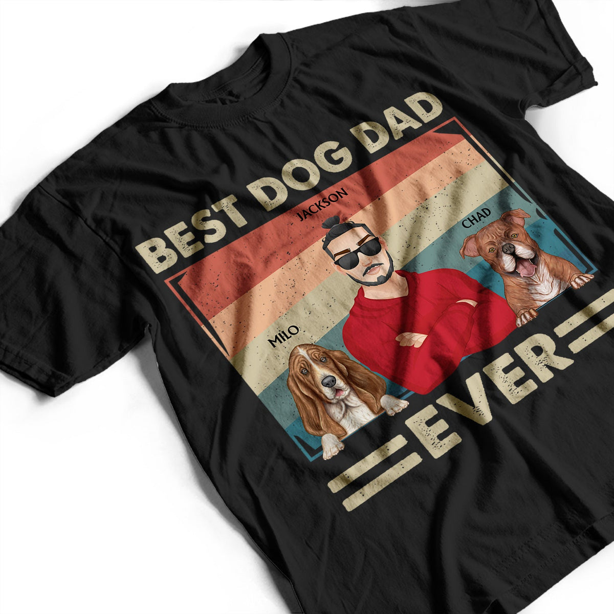 Best Dog Mom Ever - Gift For Dog Lovers, Dog Mom, Dog Dad - Personalized T Shirt