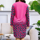 Custom Photo Hot Pink Leopard - Gift For Women, Mom, Pet Lover - Personalized Pocket Dress