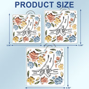 Hand In Hand, I Will Always Protect You - Gift For Mom, Grandma - Personalized 3D Inflated Effect Printed Acrylic Car Hanger