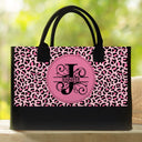 Monogram Name Custom - Personalized Canvas Tote Bag