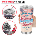 Salty Lil' Beaches Booze Bestie - Gift For Best Friend - Personalized Custom Tumbler