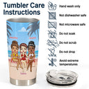 Salty Lil' Beaches Booze Bestie - Gift For Best Friend - Personalized Custom Tumbler