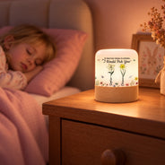 Afro Besties,Gift For Bestie,Icon,Sentimental - Birthday Gift For Best Friend - Personalized Birth Flower Takes Time To Grow An Old Friend Touch Night Light