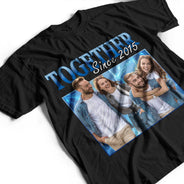 Custom Photo 90s Retro Vintage - Birthday, Anniversary Gift For Spouse, Husband, Wife, Couple - Personalized T Shirt