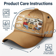 Camping Partners For Life - Gift For Camping Couples, Campers, Husband, Wife - Personalized Classic Cap