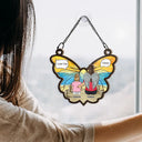 I Miss You Dad, I Know - Personalized Window Hanging Suncatcher Ornament
