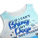 All I Need Is My Pets And The Beach - Personalized Sleeveless Tank Dress