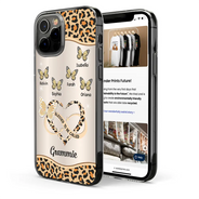 Blessed To Be Called Grandma Mom - Personalized Clear Phone Case