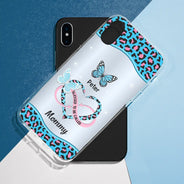 Blessed To Be Called Grandma Mom - Personalized Clear Phone Case
