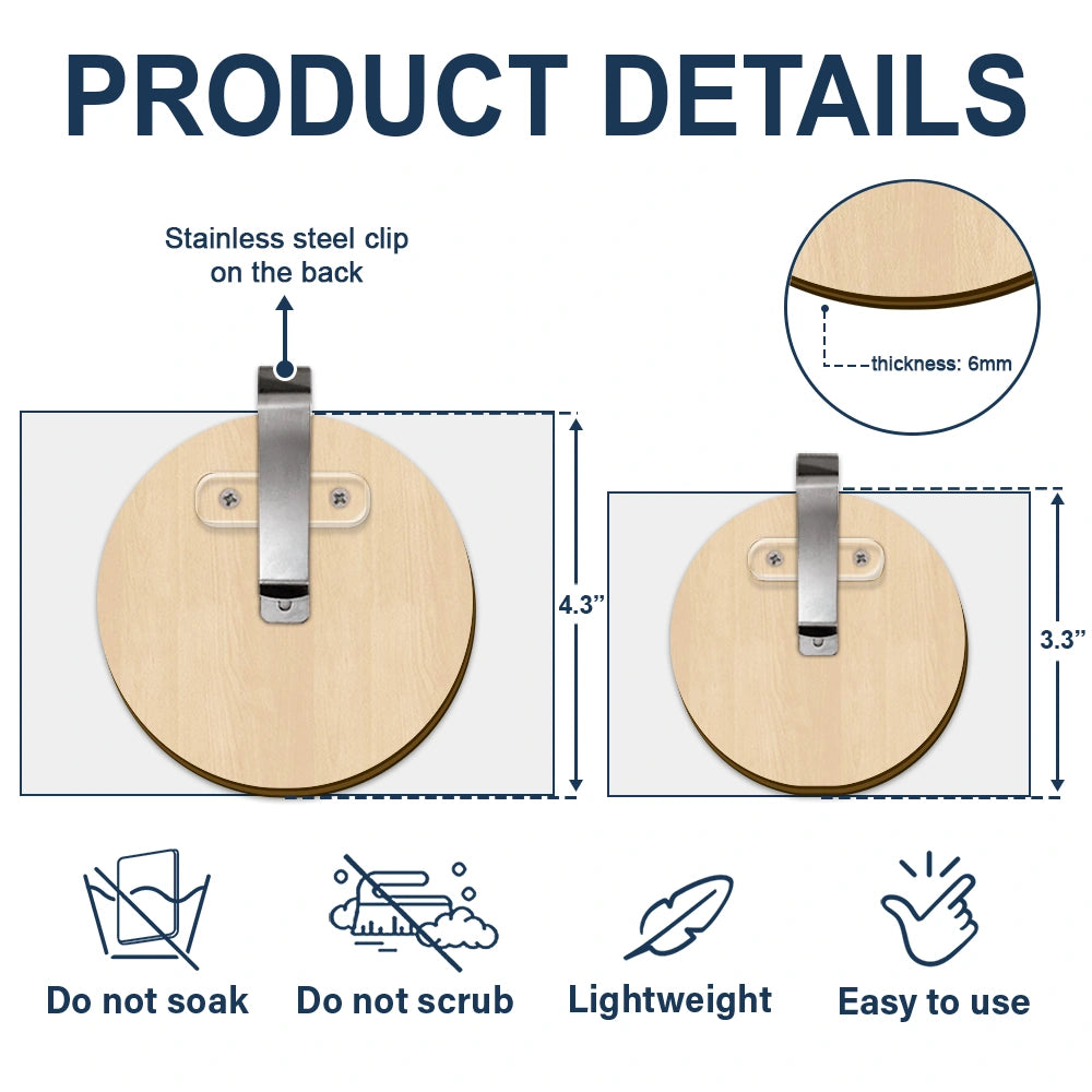 Custom Photo Memorial My Mind Still Talks To You - Personalized Custom Shaped Car Visor Clip