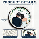 Gift For Husband,Gift For Wife,Gift For Boyfriend,Gift For Girlfriend,Gift For Couples,Love,Wedding,Engaged - Newly Engaged Couple The Best Is Yet To Come - Personalized 2-Layered Wooden Ring Dish