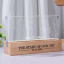 Star Map The Start Of Our Us Couple - Personalized Rectangle LED Light
