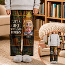 Reading,Gift For Yourself,Gift For Women,Happy - Reading Just A Girl Who Loves Books 3D Effect - Personalized Sweatpants