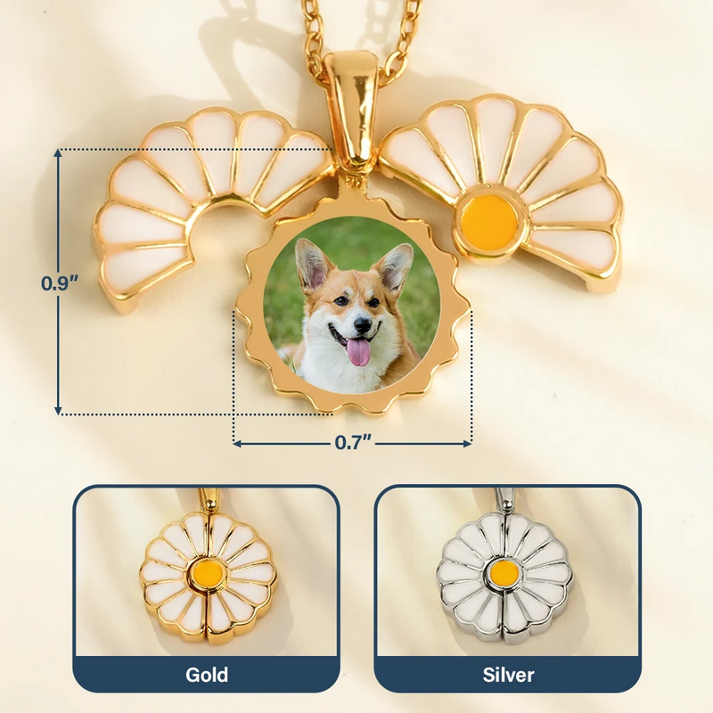 Gift For Wife,Gift For Girlfriend,Gift For Yourself,Gift For Women,Gift For Mother,Gift For Grandma,Gift For Daughter,Memorial,Sad - Custom Photo Frame In Memorial Of Loved Ones - Personalized Hidden Message Necklace