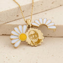 Gift For Wife,Gift For Girlfriend,Gift For Yourself,Gift For Women,Gift For Mother,Gift For Grandma,Gift For Daughter,Memorial,Sad,Dog Mom,Cat Mom,Pet Mom - Custom Photo Pencil Sketch Portrait In Memorial Of Loved One - Personalized Hidden Message Necklace