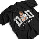Custom Photo,Gift For Father,Happy,Non-Eng,Photo - Faceless Portrait - Custom Photo Faceless Portrait Dad Grandpa Est - Personalized T Shirt