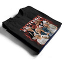 Custom Photo, Art Design, Gift For Couples, Humorous, Photo Collage - Custom Photo Collage Portrait Vintage Bootleg Shirt - Personalized T Shirt