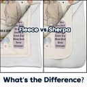Grateful,Art Design,Gift For Bestie,Christmas,Photo - Faceless Portrait - Custom Photo Faceless Portrait Why You Are My Bestie - Personalized Fleece Blanket, Sherpa Blanket
