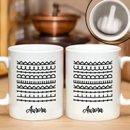 Top Market,Gift For Colleagues,Christmas,Sarcastic,Custom Text - I Like Dck Hidden Message For Girlfriend, Friends, Coworkers Christmas, Anniversary, White Elephant Gag Gifts - Personalized Mug
