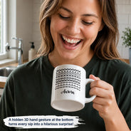 Top Market,Gift For Colleagues,Christmas,Sarcastic,Custom Text - I Like Dck Hidden Message For Girlfriend, Friends, Coworkers Christmas, Anniversary, White Elephant Gag Gifts - Personalized Mug