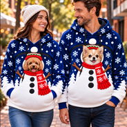Adorable,Christmas,Gift For Mother,Gifts For Her,Icon,Pet Lovers,Pet Mom - Funny Adorable Gift For Dog Cat Mom - Personalized Warm And Cozy Christmas Pet Carrier Hoodie