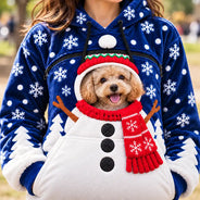 Adorable,Christmas,Gift For Mother,Gifts For Her,Icon,Pet Lovers,Pet Mom - Funny Adorable Gift For Dog Cat Mom - Personalized Warm And Cozy Christmas Pet Carrier Hoodie