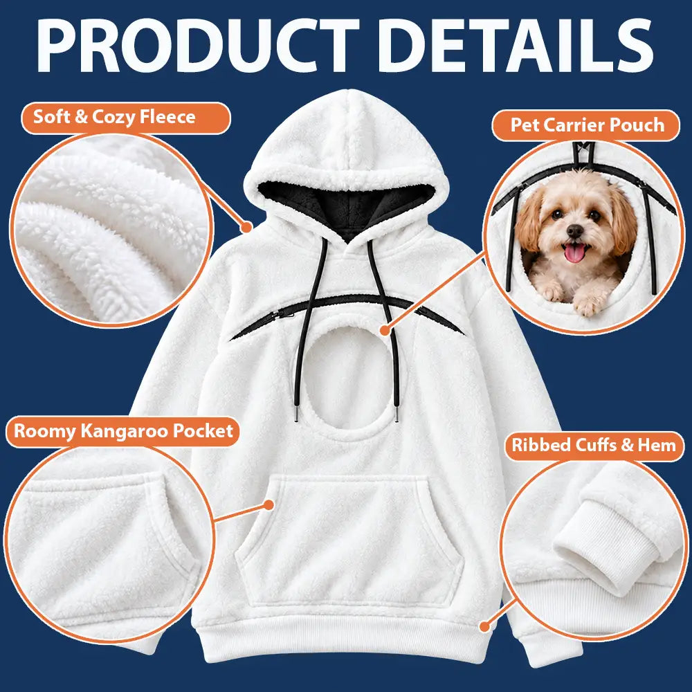 Adorable,Christmas,Gift For Mother,Gifts For Her,Icon,Pet Lovers,Pet Mom - Funny Adorable Gift For Dog Cat Mom - Personalized Warm And Cozy Christmas Pet Carrier Hoodie