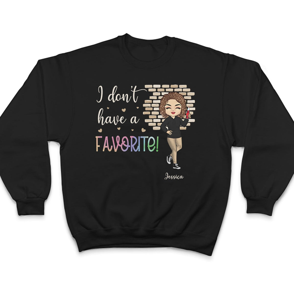 Sibling Funny I'm The Favorite - Personalized Custom Hoodie
