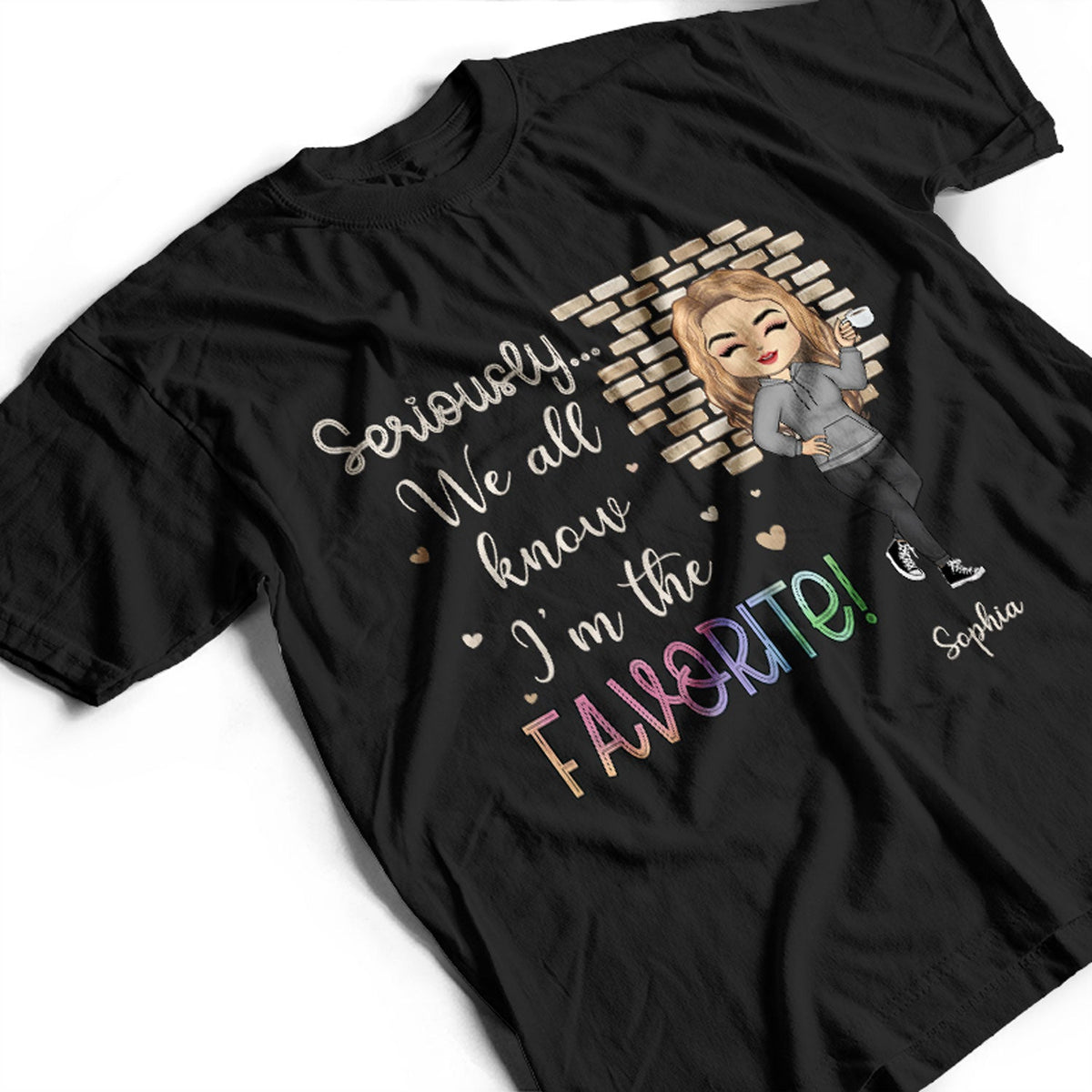 Sibling Funny I'm The Favorite - Personalized Custom Hoodie