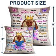 You Are Beautiful Victorious - Gift For Women, Gift For Kid - Personalized Custom Pillow
