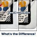 Life Is Tough - Gift For Sister - Personalized Fleece Blanket
