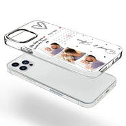 Custom Photo Calendar The Day You Became My Mommy - Gift For Mother - Personalized Clear Phone Case