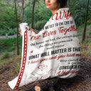 Top Market,Gift For Couples,Old Couples,Gift For Women,Gift For Men,LGBT,Love - 3D Effect Holding Hands Couple I Wish I Could Turn Back The Clock - Personalized Fleece Blanket, Sherpa Blanket