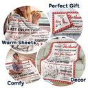 Top Market,Gift For Couples,Old Couples,Gift For Women,Gift For Men,LGBT,Love - 3D Effect Holding Hands Couple I Wish I Could Turn Back The Clock - Personalized Fleece Blanket, Sherpa Blanket