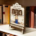 Gift For Yourself,Gift For Women,Gift For Men,Reading,Happy - Reading Girl Yes I Really Do Need All These Books - Personalized 2-Layered Wooden Tracker Sign