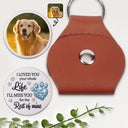 Pet Lovers,Pet Mom,Pet Dad,Pet Couple,Cat Lovers,Cat Mom,Cat Dad,Cat Couple,Dog Lovers,Dog Mom,Dog Dad,Dog Couple,Sad,Gift For Women,Gift For Men - Custom Photo I'll Miss You For The Rest Of My Life - Personalized Leather Pocket Hug