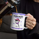 Gift For Mother,Gift For Women,Funny,Top Market,Top Market,Icon - 3D Inflated Effect Thanks For Not Swallowing Us - Personalized White Edge-to-Edge Mug