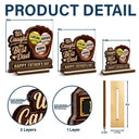 Gift For Father,Gift For Grandpa,Gift For Mother,Gift For Grandma,Top Market,Non-Eng,Icon,Confident - Best Catch Ever Baseball Softball We Caught The Best Dad Mom - Personalized Custom Shaped Wooden Plaque
