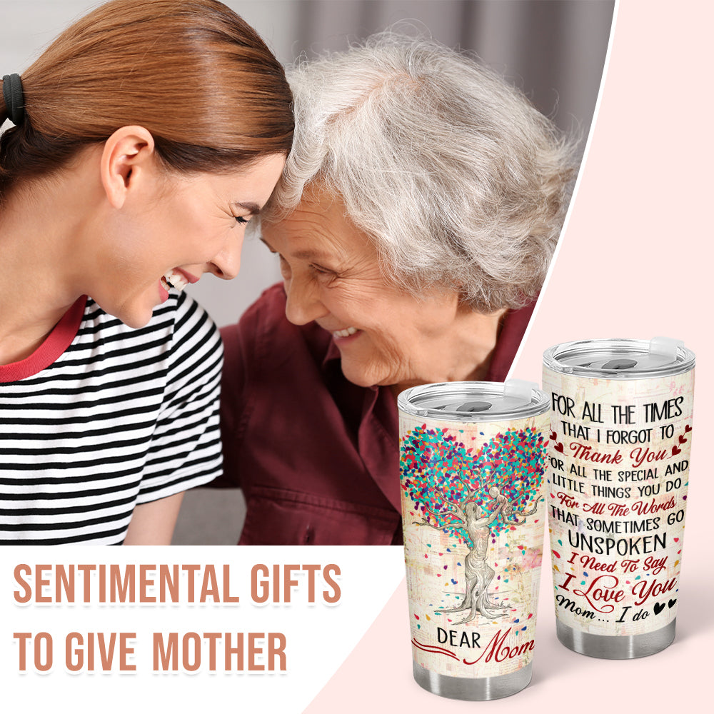 Wander Prints Gift For Mom - Thank You For Everything - Insulated 20oz Tumbler - Mother's Day, Birthday Gift AZCS