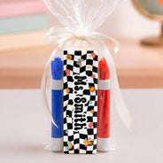 Back To School,Teacher,Proud,Icon - Teach Love Inspire Custom Teacher's Name - Personalized Whiteboard Eraser & Marker Set