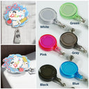Teacher,Back To School,Proud,Vector - Teacher Composition Book - Personalized Badge Reel
