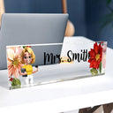 Teacher,Gift For Yourself - Teacher Name Plate Office Decor - Personalized Desk Name Plate