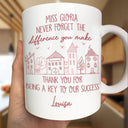 Gifts For Colleagues, Happy - Thank You For Being A Part Of Ours - Personalized Mug